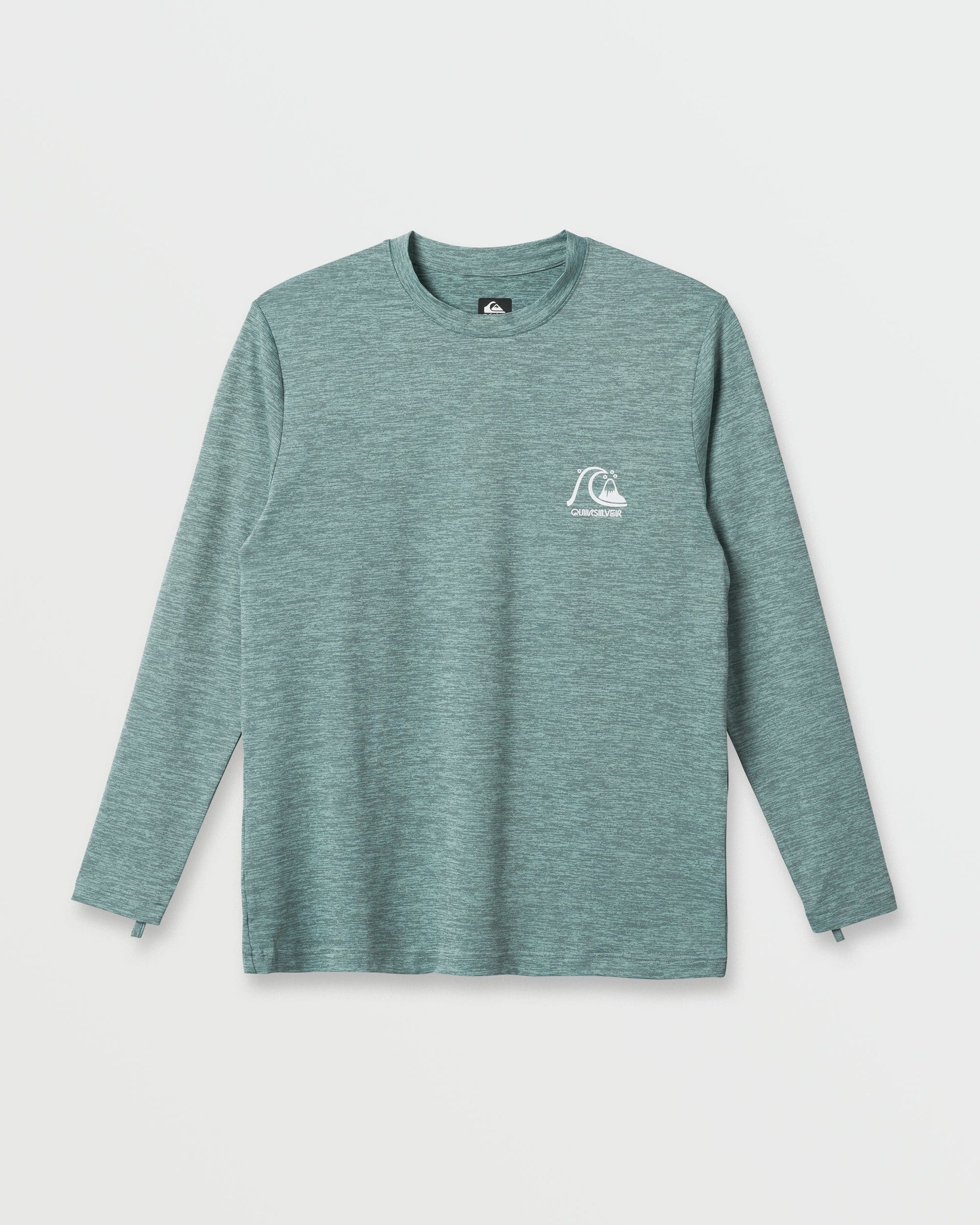 DNA Logo Surf Long Sleeve Surf Tee - Jade Heather Quick Silver Jade Heather