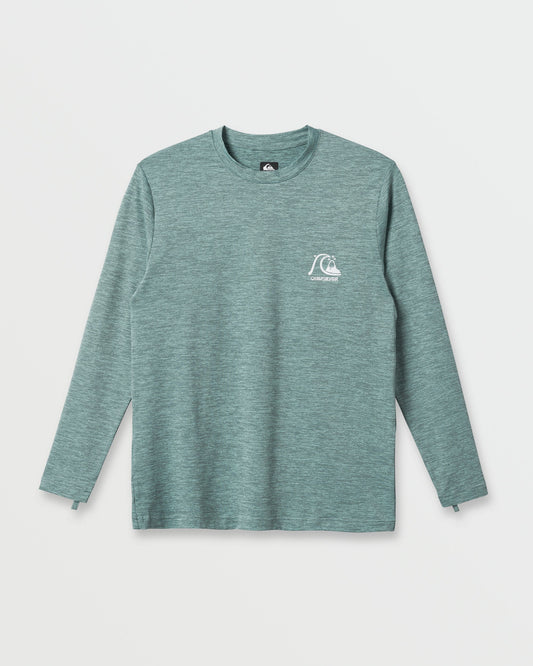 DNA Logo Surf Long Sleeve Surf Tee - Jade Heather Quick Silver Jade Heather