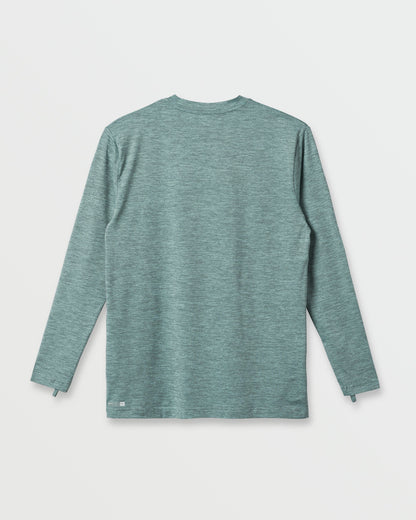 DNA Logo Surf Long Sleeve Surf Tee - Jade Heather Quick Silver Jade Heather