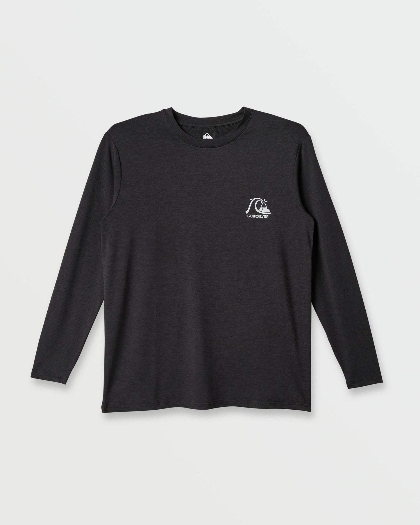 DNA Logo Surf Long Sleeve Surf Tee - Phantom Heather Quick Silver Phantom Heather