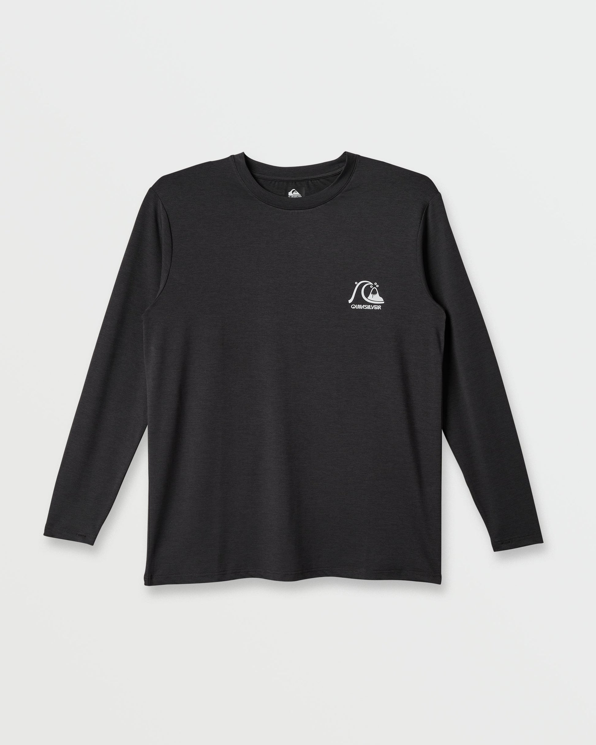 DNA Logo Surf Long Sleeve Surf Tee - Phantom Heather Quick Silver Phantom Heather