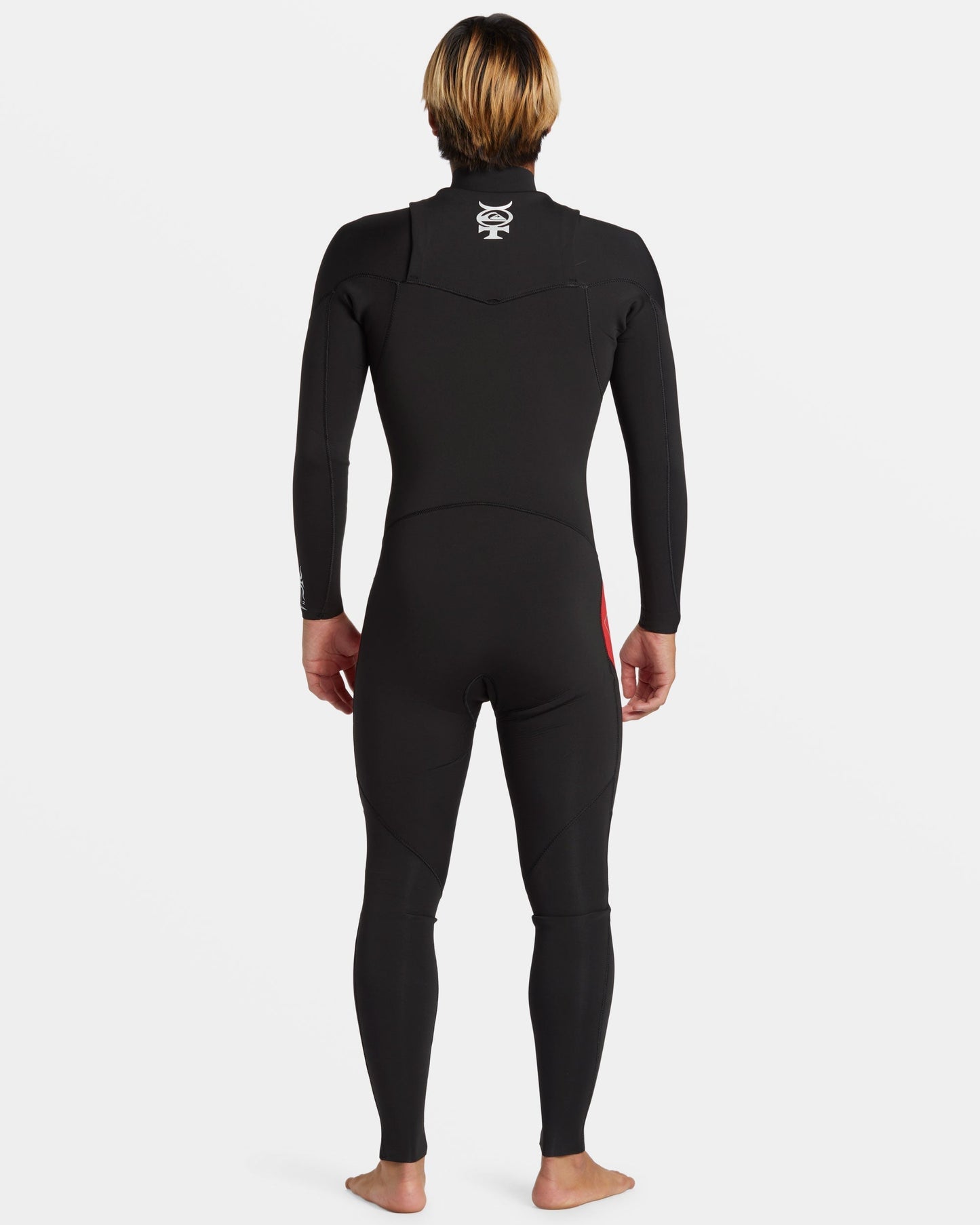 3/2mm Mercury Chest Zip GBS Wetsuit - High Risk Red Quick Silver High Risk Red
