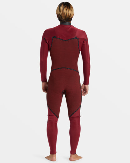 3/2mm Mercury Chest Zip GBS Wetsuit - High Risk Red Quick Silver High Risk Red