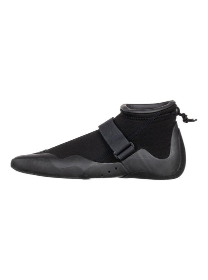 2mm Everyday Sessions Flatlock Wetsuit Boots - Black Quick Silver Black