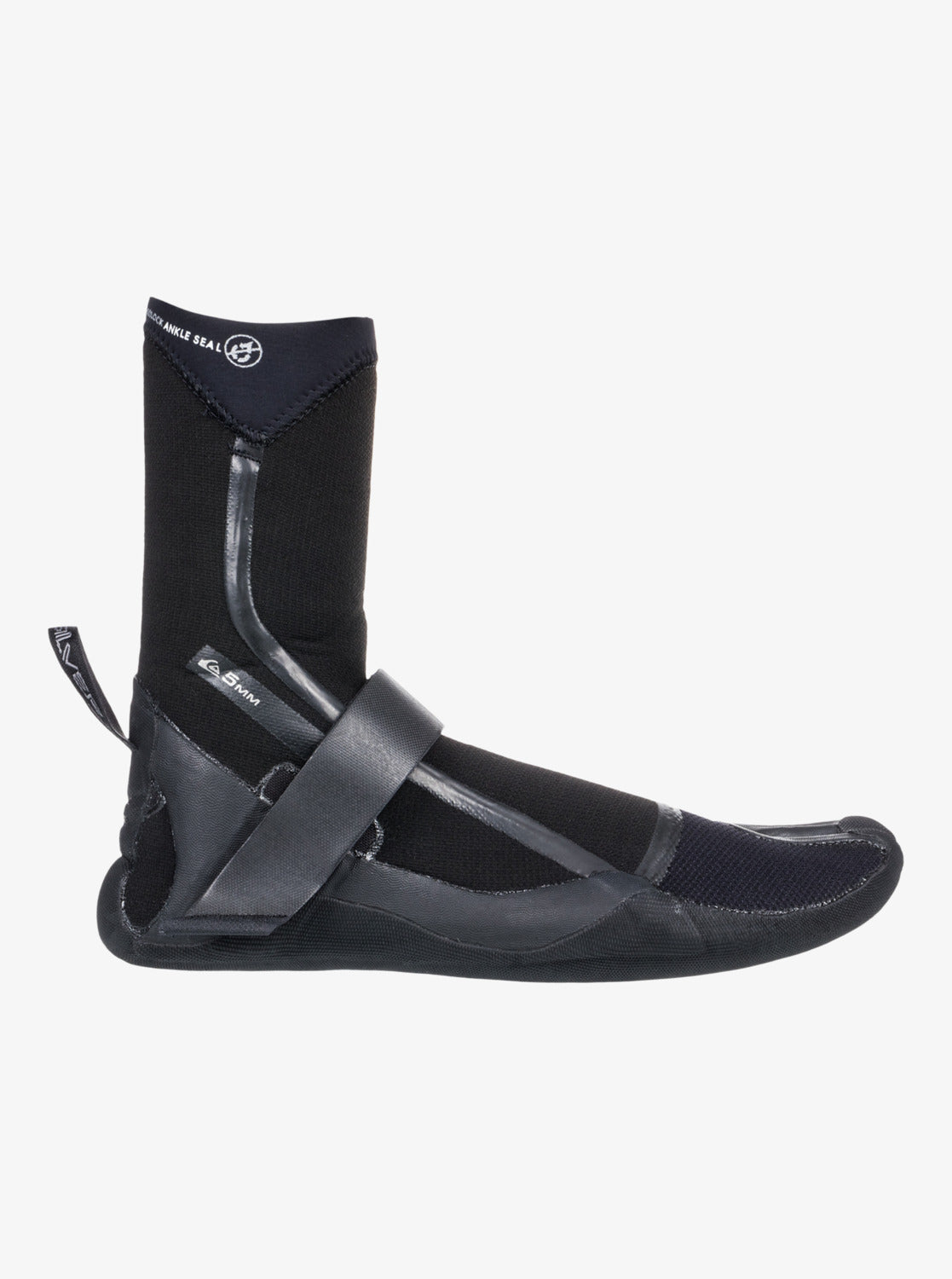 5mm Marathon Sessions GBS Split Toe Wetsuit Boots - Black Quick Silver Black