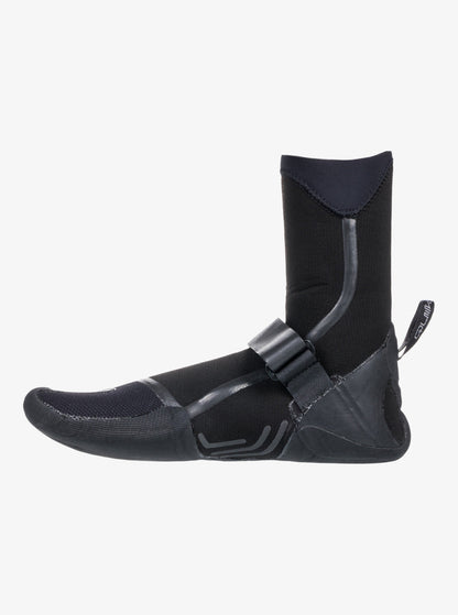5mm Marathon Sessions GBS Split Toe Wetsuit Boots - Black Quick Silver Black
