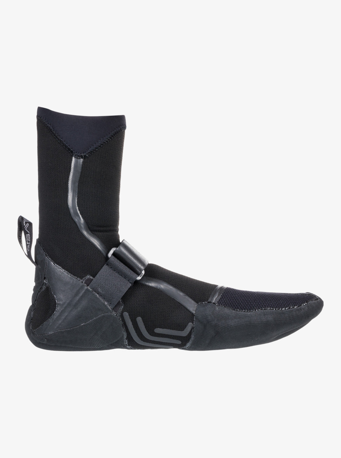 5mm Marathon Sessions GBS Split Toe Wetsuit Boots - Black Quick Silver Black