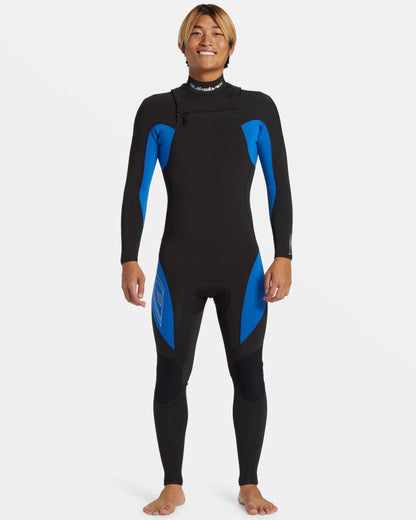 3/2mm Mercury Chest Zip GBS Wetsuit - Olympian Blue Quick Silver Olympian Blue