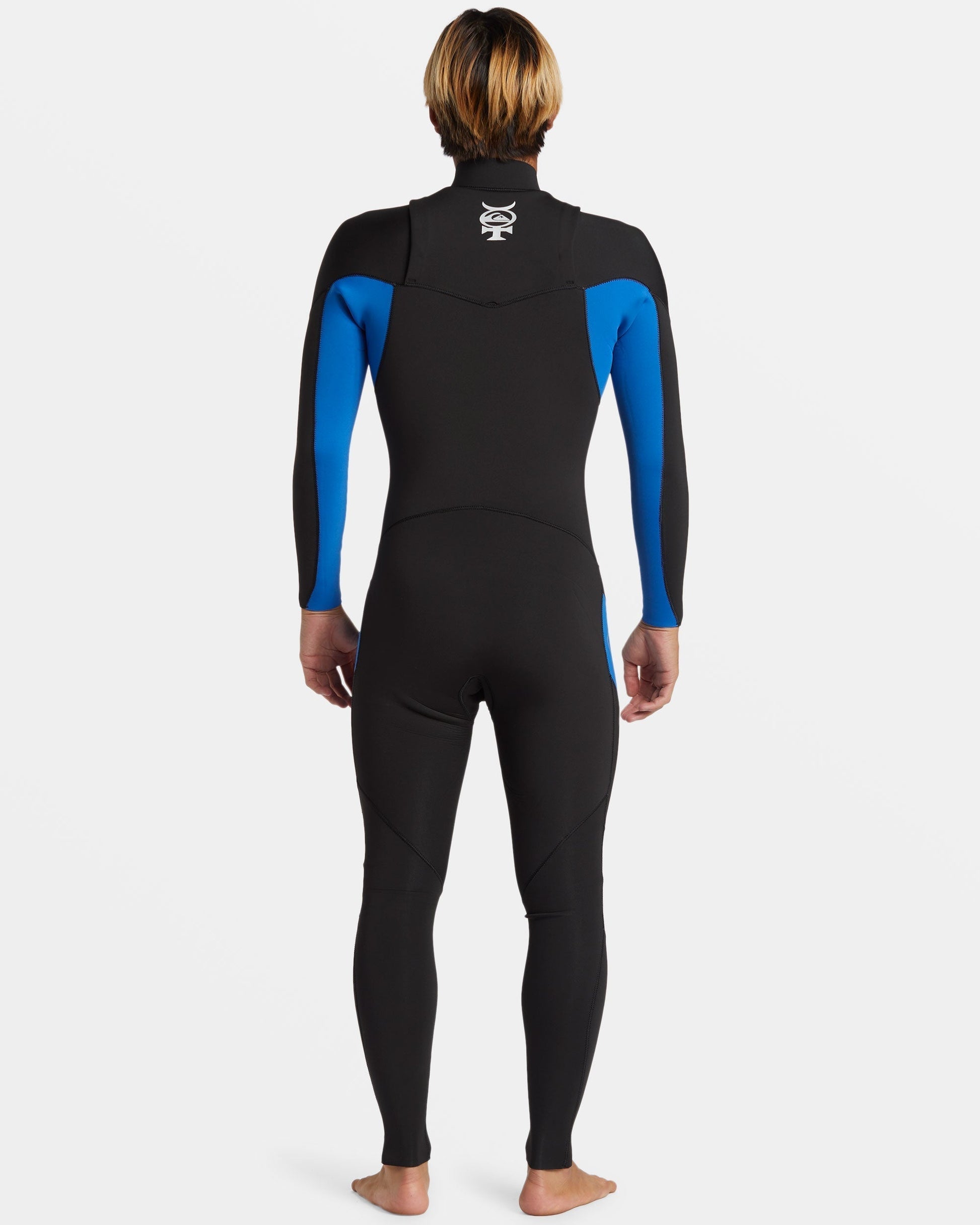 3/2mm Mercury Chest Zip GBS Wetsuit - Olympian Blue Quick Silver Olympian Blue