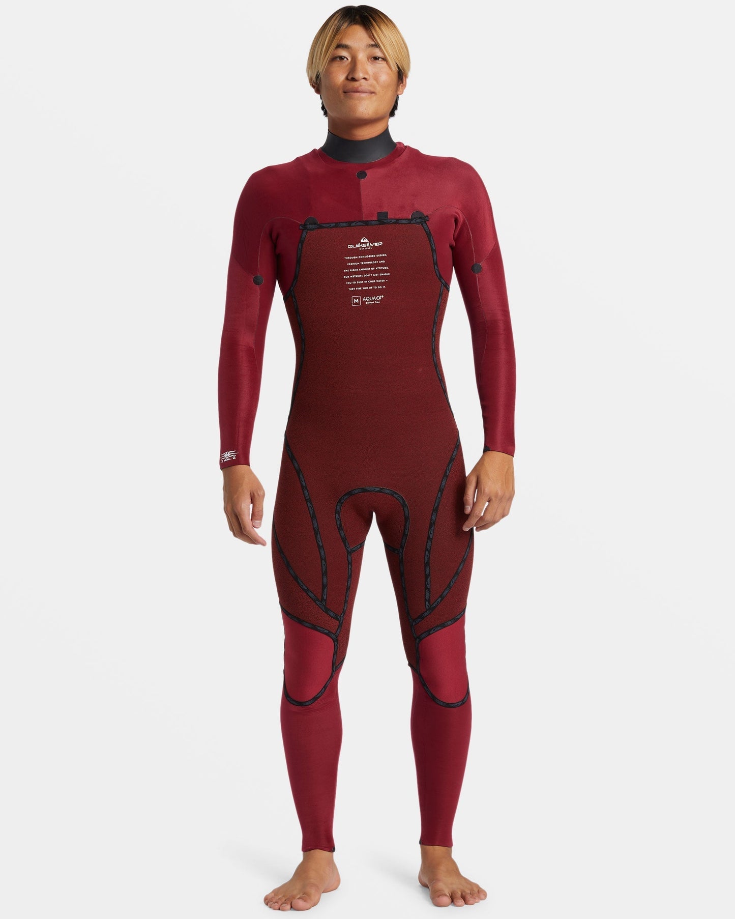 3/2mm Mercury Chest Zip GBS Wetsuit - Olympian Blue Quick Silver Olympian Blue