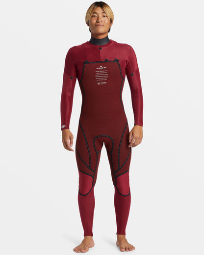 4/3mm Mercury Chest Zip GBS Wetsuit - Olympian Blue Quick Silver Olympian Blue