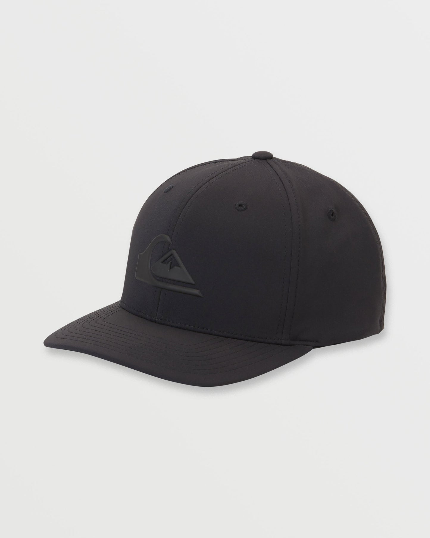 Amped Up Flexifit Hat - True Black Quick Silver True Black
