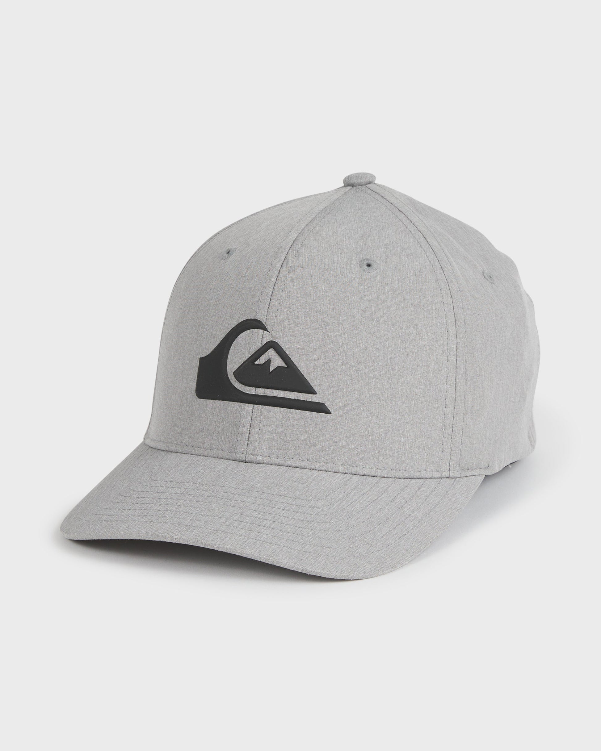 Amped Up Flexifit Hat - Sleet Gray Heather Quick Silver Sleet Gray Heather