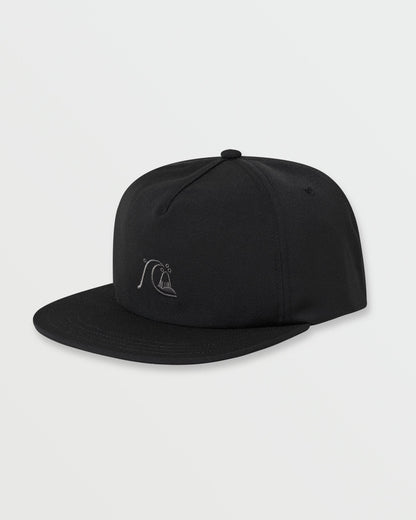 DNA Bubble Snapback Hat - Black Quick Silver Black