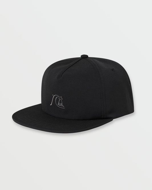 DNA Bubble Snapback Hat - Black Quick Silver Black
