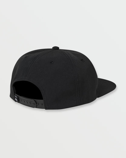 DNA Bubble Snapback Hat - Black Quick Silver Black