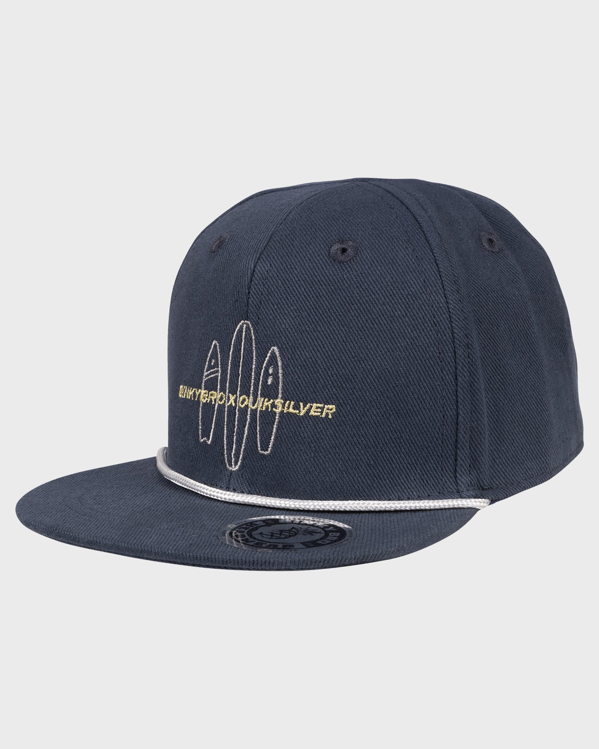 BinkyBro x Quiksilver Navy Hat Quick Silver Navy Blue