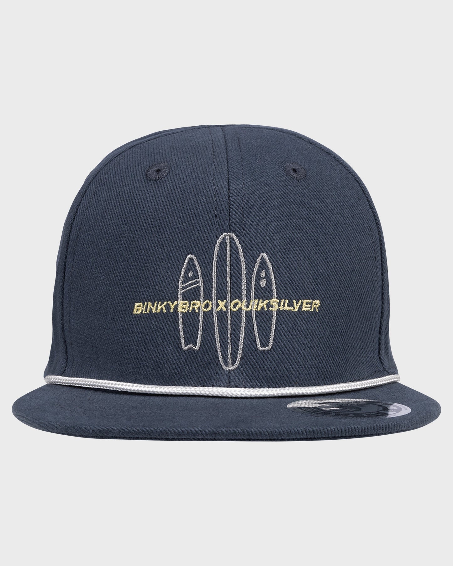 BinkyBro x Quiksilver Navy Hat Quick Silver Navy Blue