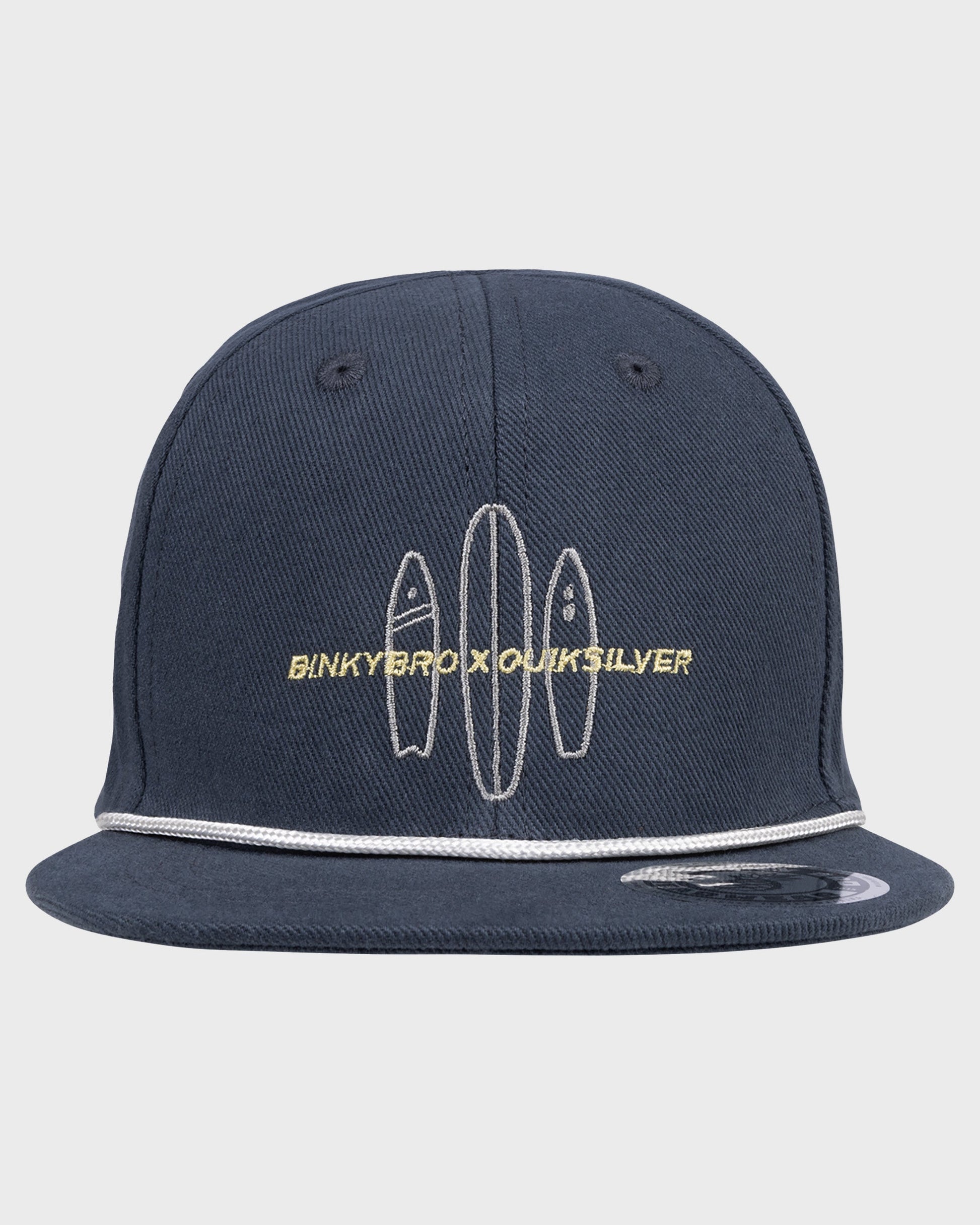 BinkyBro x Quiksilver Navy Hat Quick Silver Navy Blue