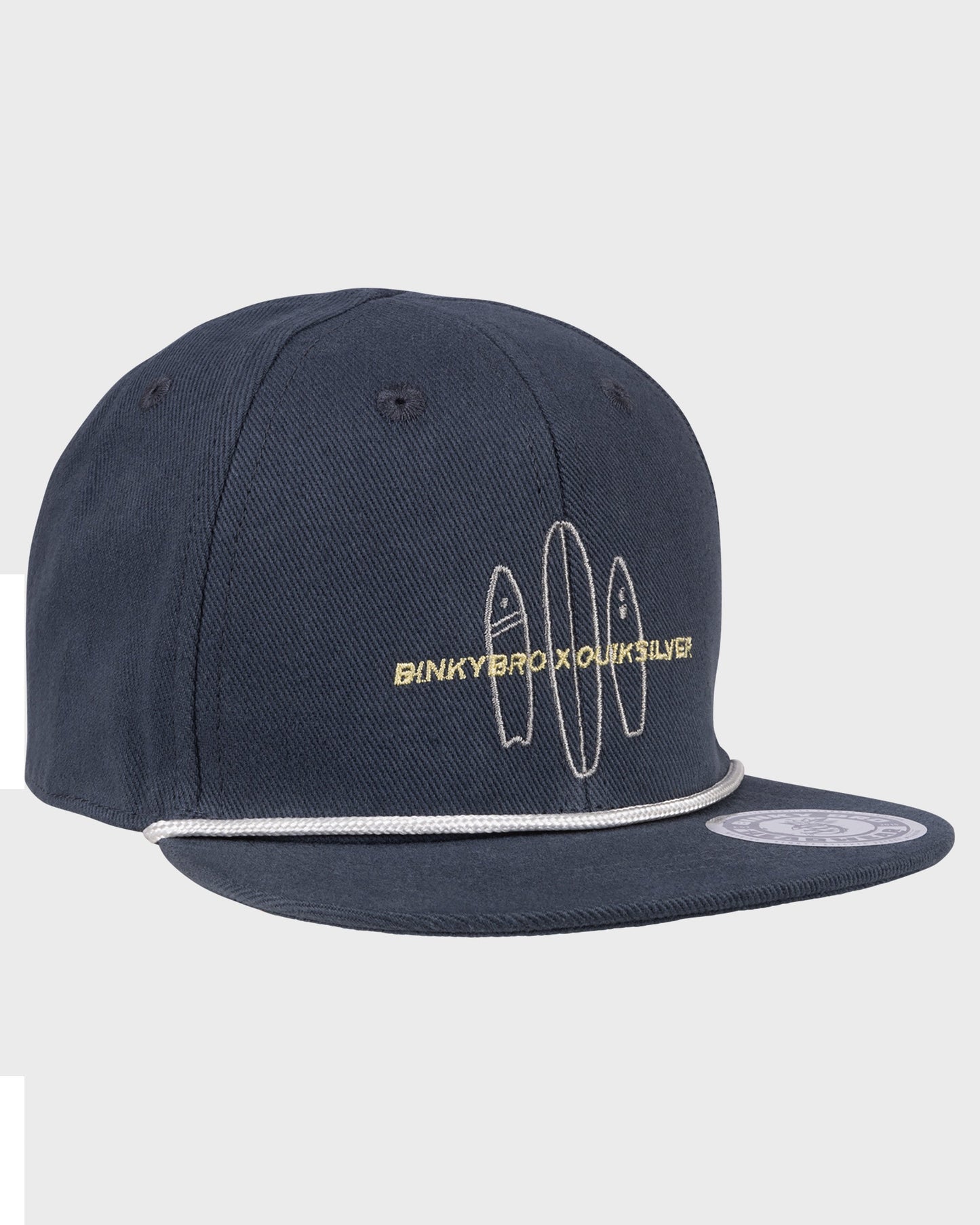 BinkyBro x Quiksilver Navy Hat Quick Silver Navy Blue