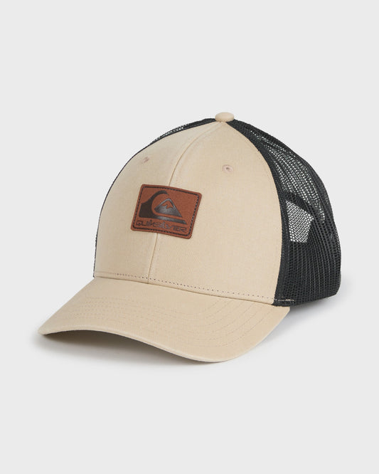 Up The Hatch Trucker Hat - Twill Quick Silver Twill