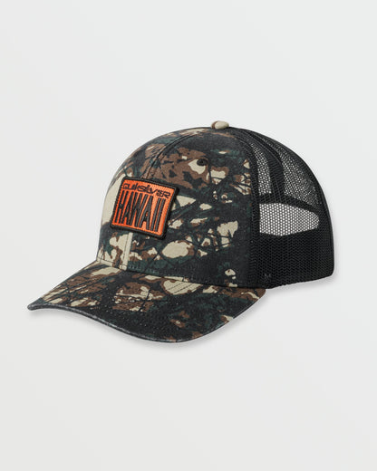 Hi Hunter Trucker Hat - Camo Quick Silver Camo