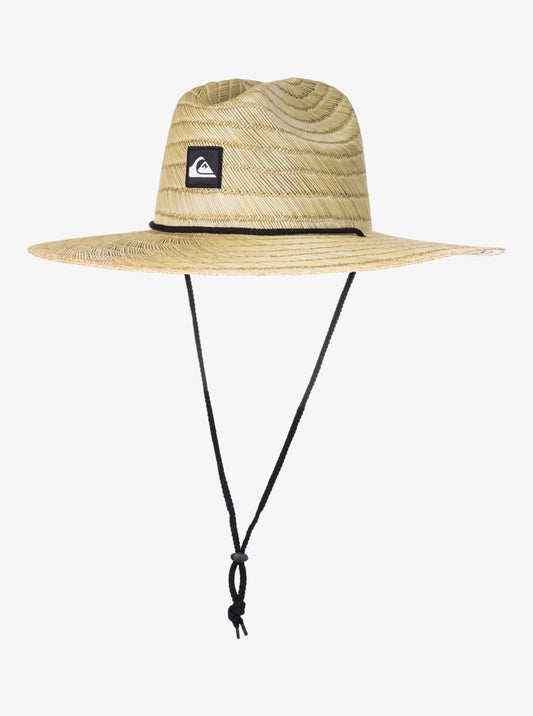 Pierside Straw Lifeguard Hat - Natural Quick Silver Natural