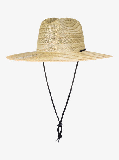 Pierside Straw Lifeguard Hat - Natural Quick Silver Natural