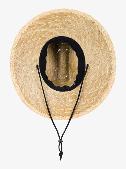 Pierside Straw Lifeguard Hat - Natural Quick Silver Natural