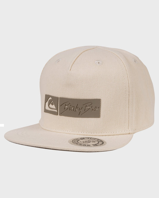 BinkyBro x Quiksilver Cream Hat Quick Silver Cream