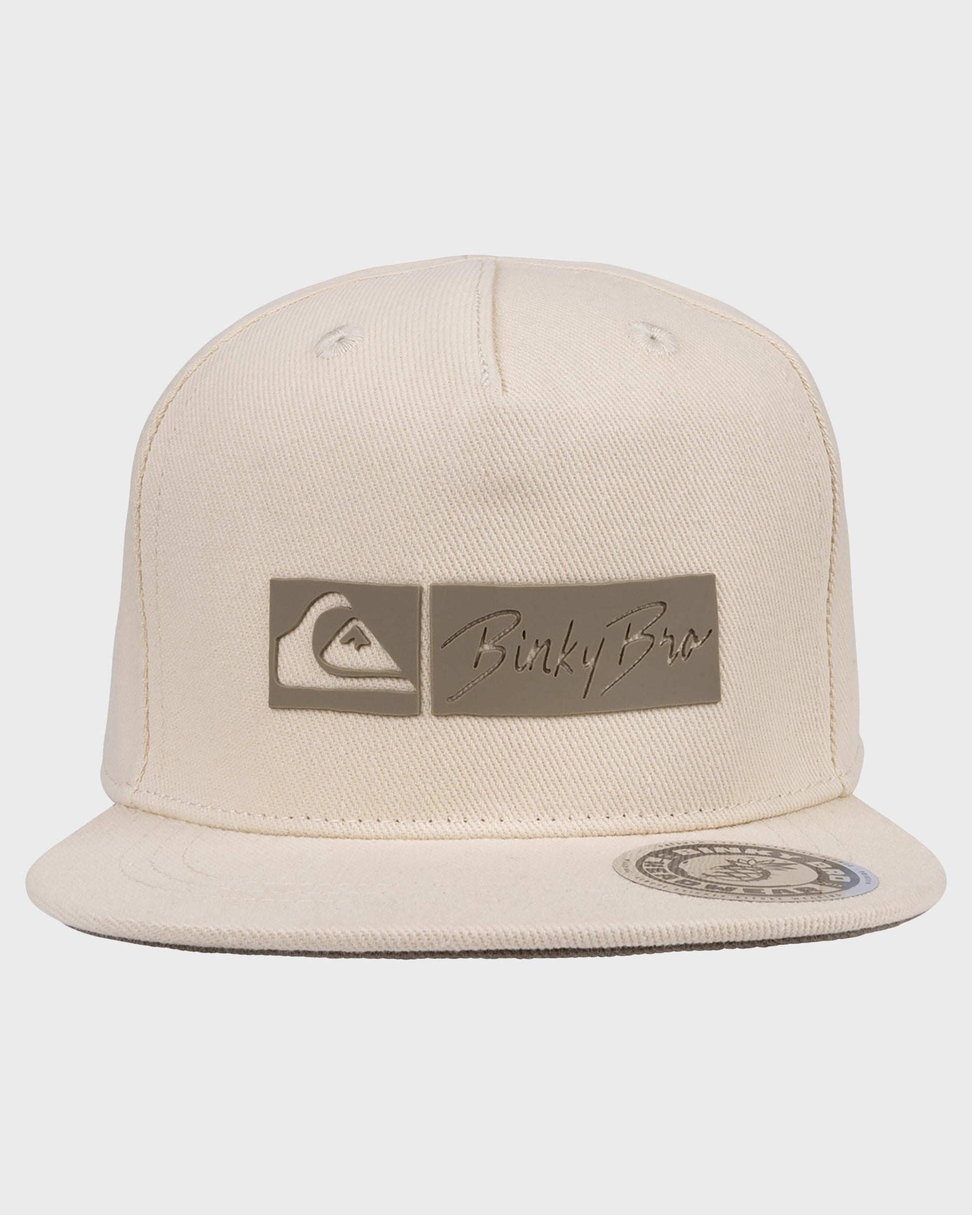 BinkyBro x Quiksilver Cream Hat Quick Silver Cream