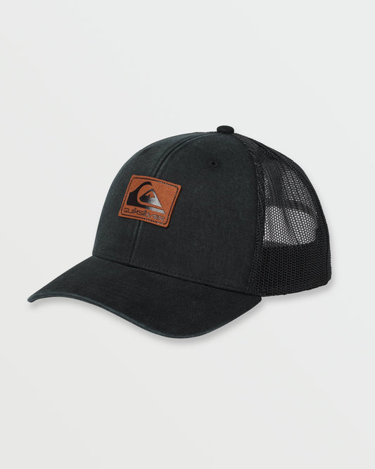 Up The Hatch Trucker Hat - Black Quick Silver Black