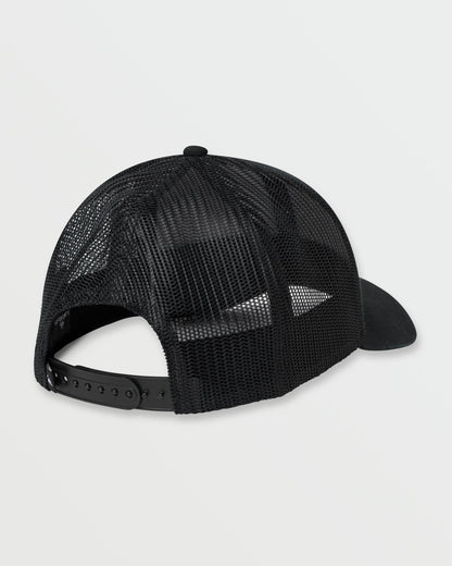 Up The Hatch Trucker Hat - Black Quick Silver Black