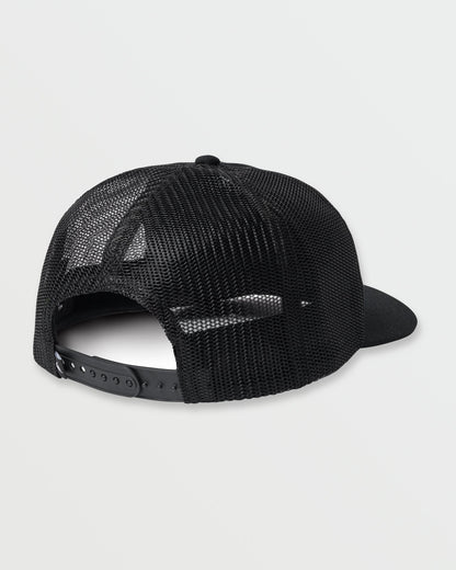 Woodsy Trucker Hat - Black Quick Silver Black