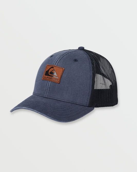 Up The Hatch Trucker Hat - Navy Quick Silver Navy