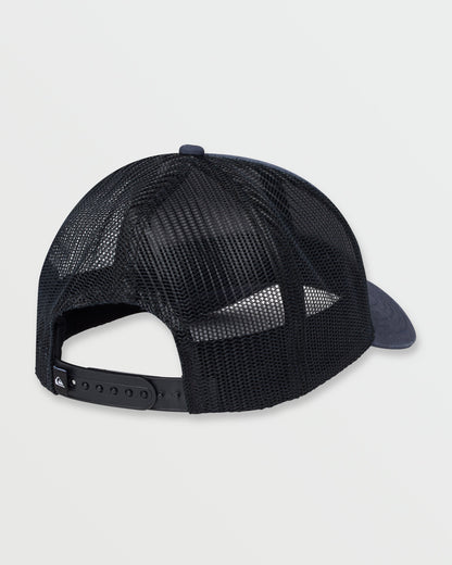 Up The Hatch Trucker Hat - Navy Quick Silver Navy