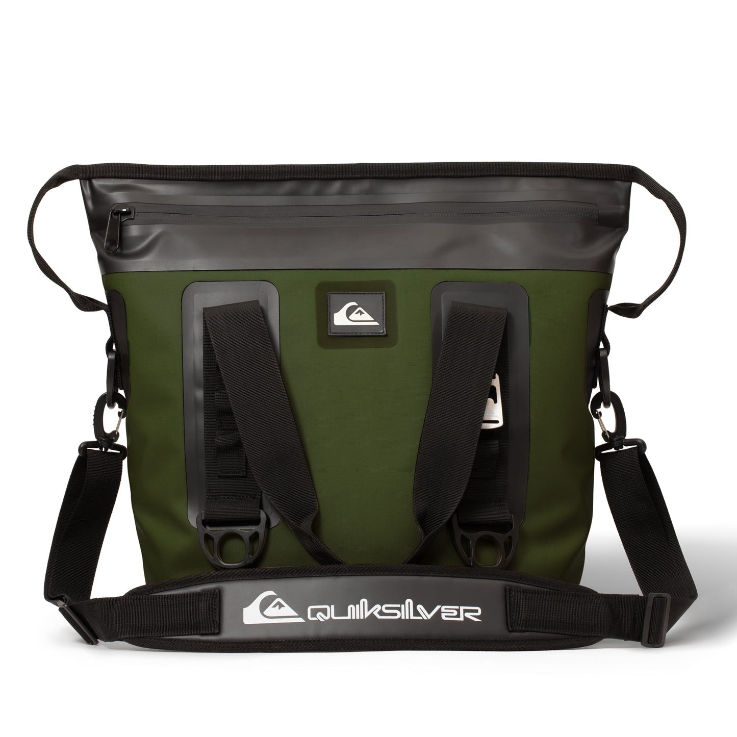 Quiksilver Coastal Collection Tote Cooler Bag Quick Silver Tie Dye|Green|Beige