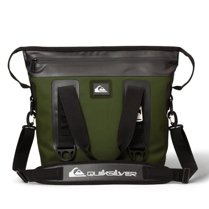 Quiksilver Coastal Collection Tote Cooler Bag Quick Silver Tie Dye|Green|Beige