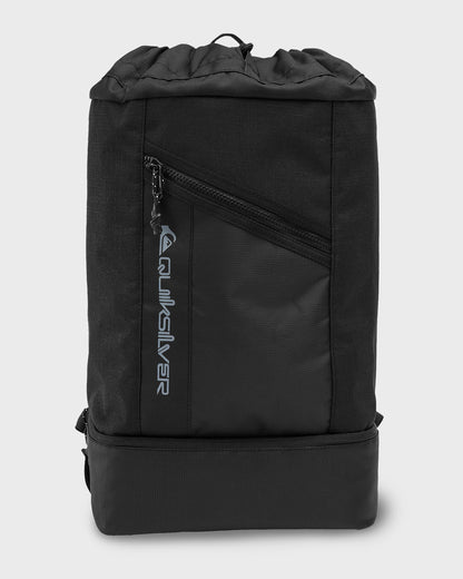 Stash Sack Backpack - Black Quick Silver Black