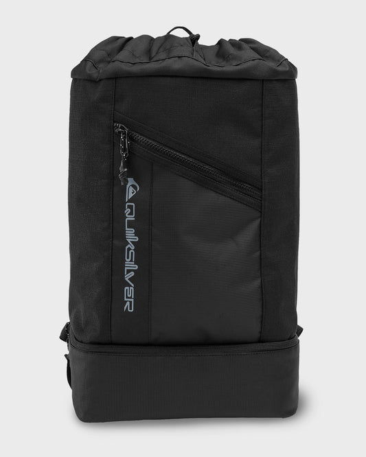 Stash Sack Backpack - Black Quick Silver Black