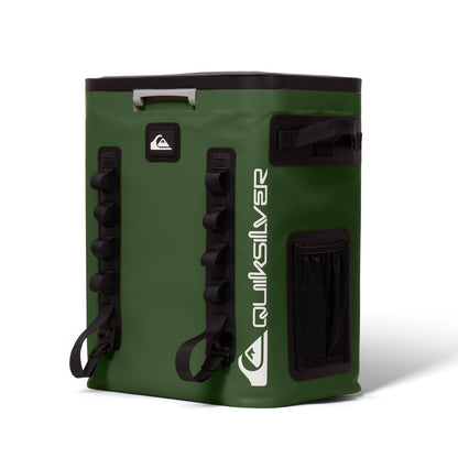 Quiksilver Coastal Zipperless Backpack Coolers Quick Silver Tie Dye|Green|Beige