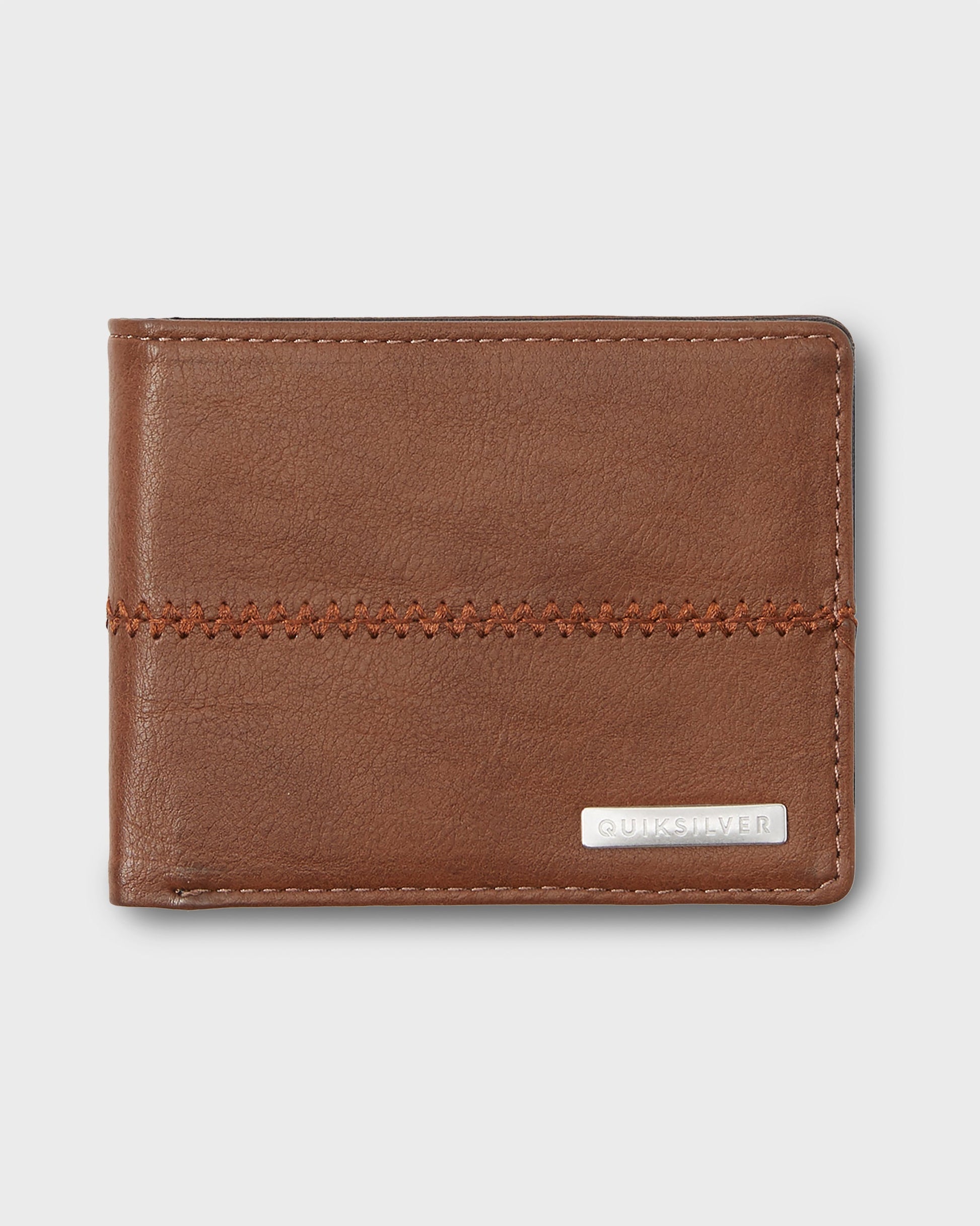 Stitchy 3 Wallet - Chocolate Brown Quick Silver Chocolate Brown