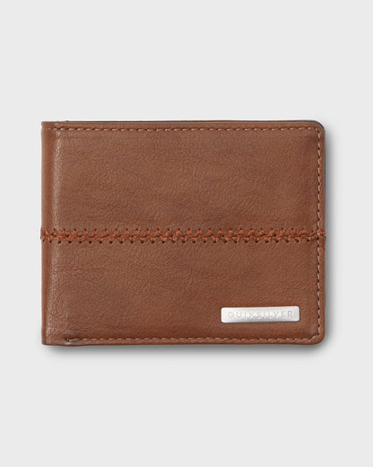 Stitchy 3 Wallet - Chocolate Brown Quick Silver Chocolate Brown