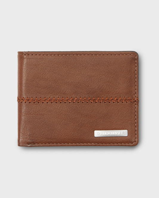 Stitchy 3 Wallet - Chocolate Brown Quick Silver Chocolate Brown