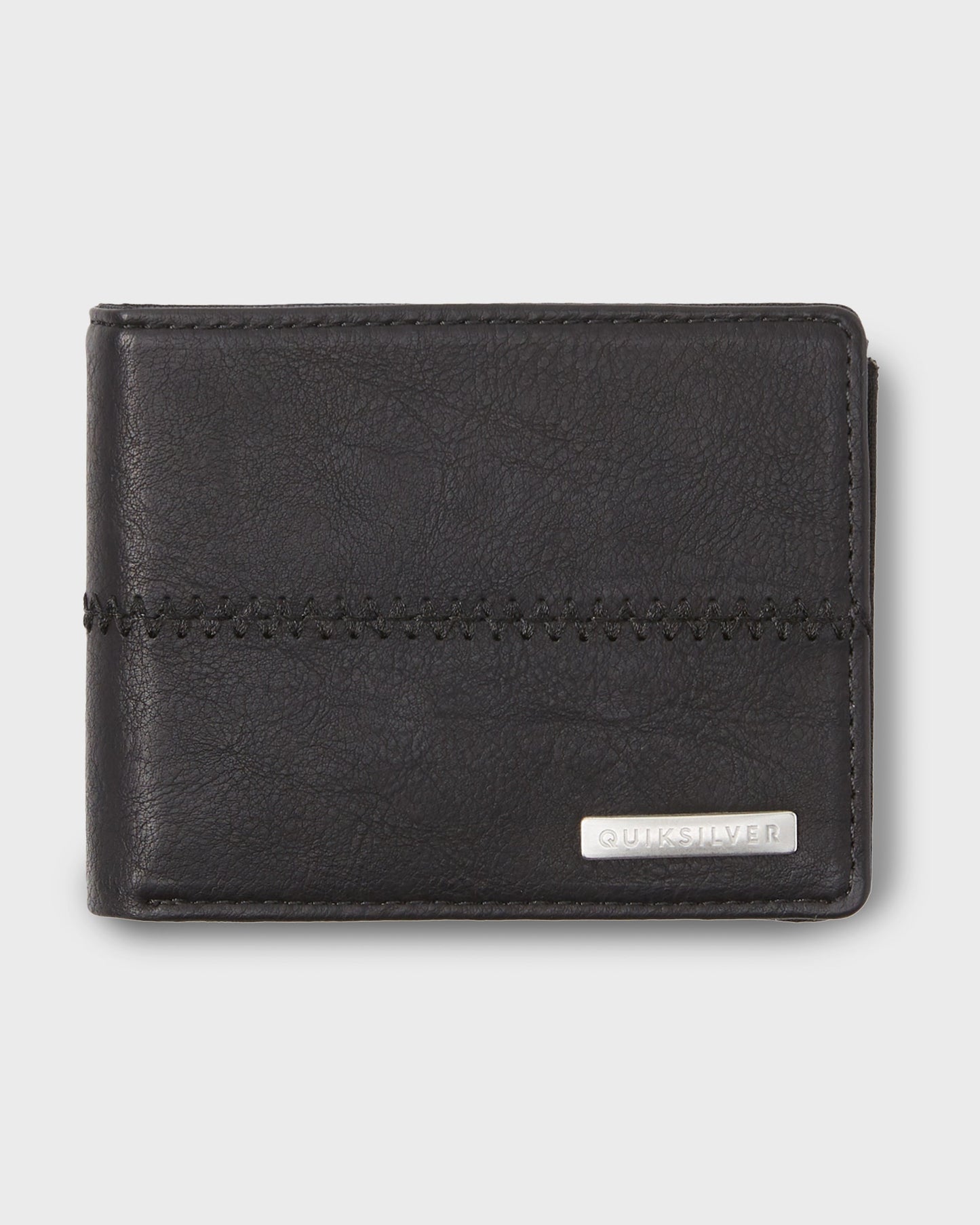 Stitchy 3 Wallet - Black Black Quick Silver Black Black
