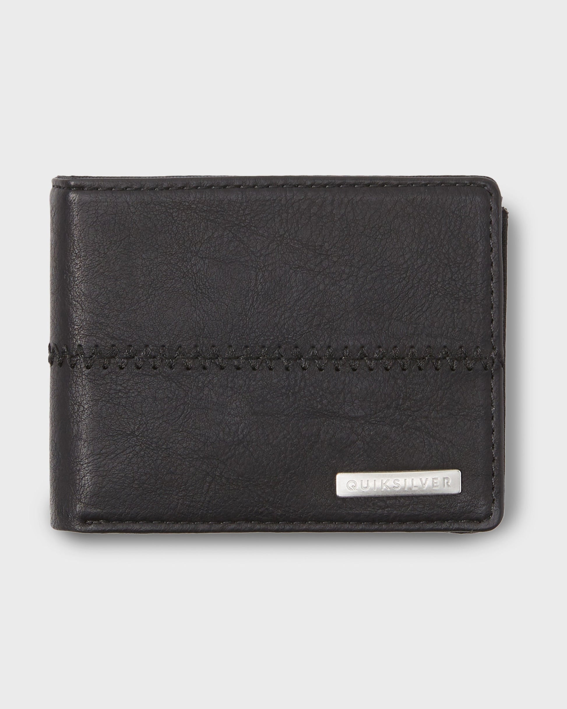 Stitchy 3 Wallet - Black Black Quick Silver Black Black
