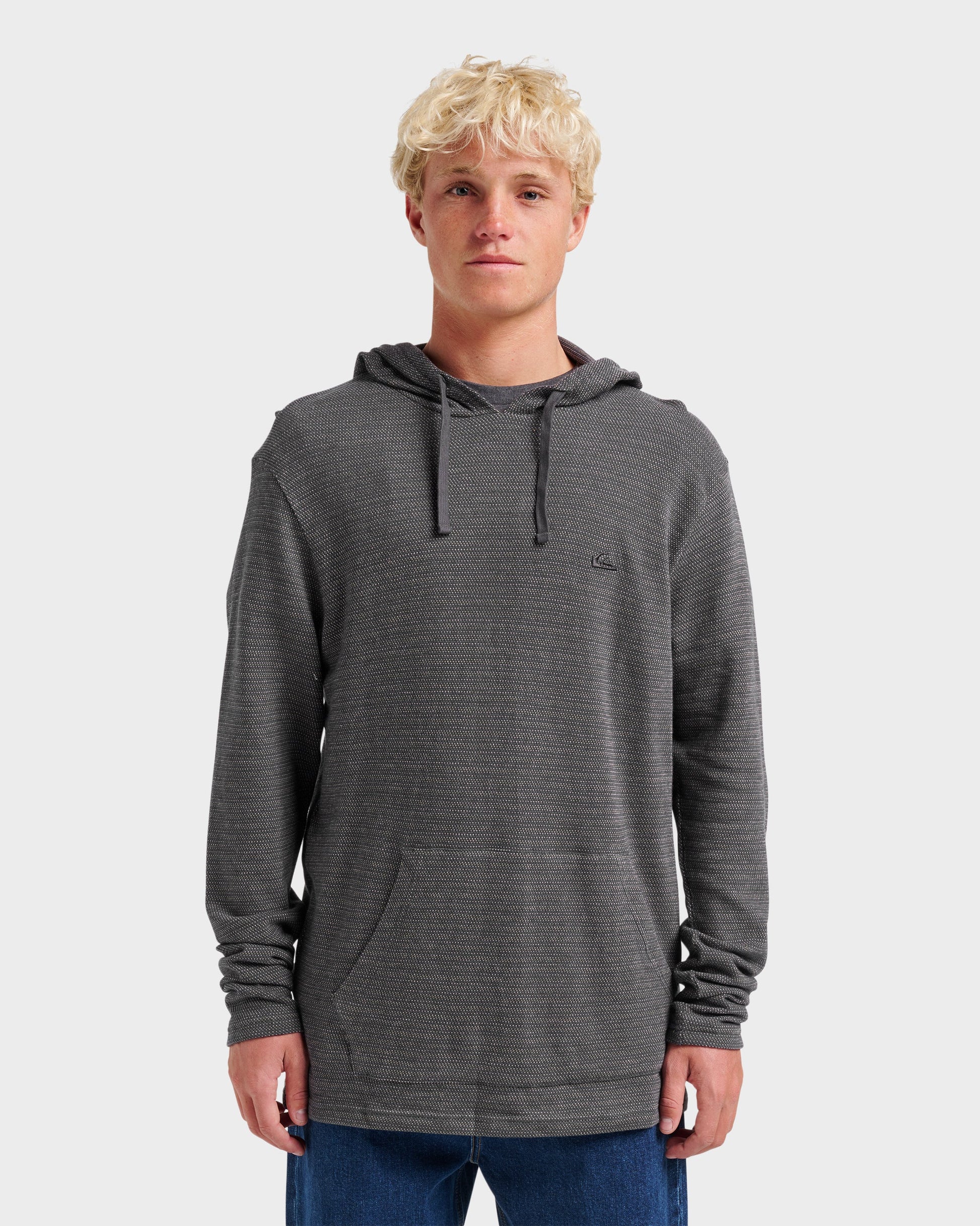 Vista Long Sleeve Hood - Graystone Quick Silver Graystone