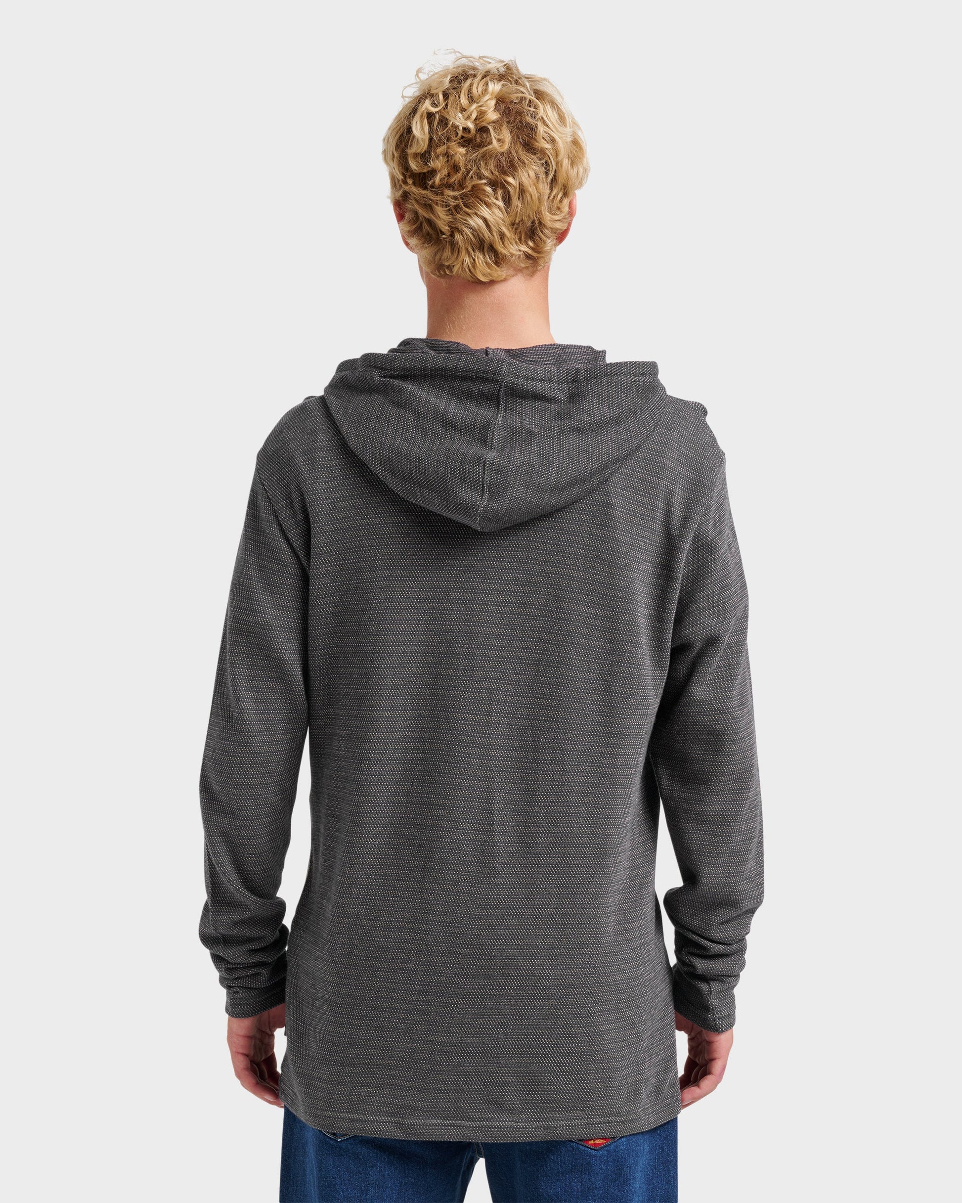 Vista Long Sleeve Hood - Graystone Quick Silver Graystone