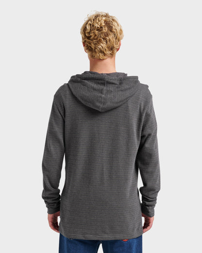 Vista Long Sleeve Hood - Graystone Quick Silver Graystone