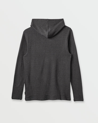 Vista Long Sleeve Hood - Graystone Quick Silver Graystone